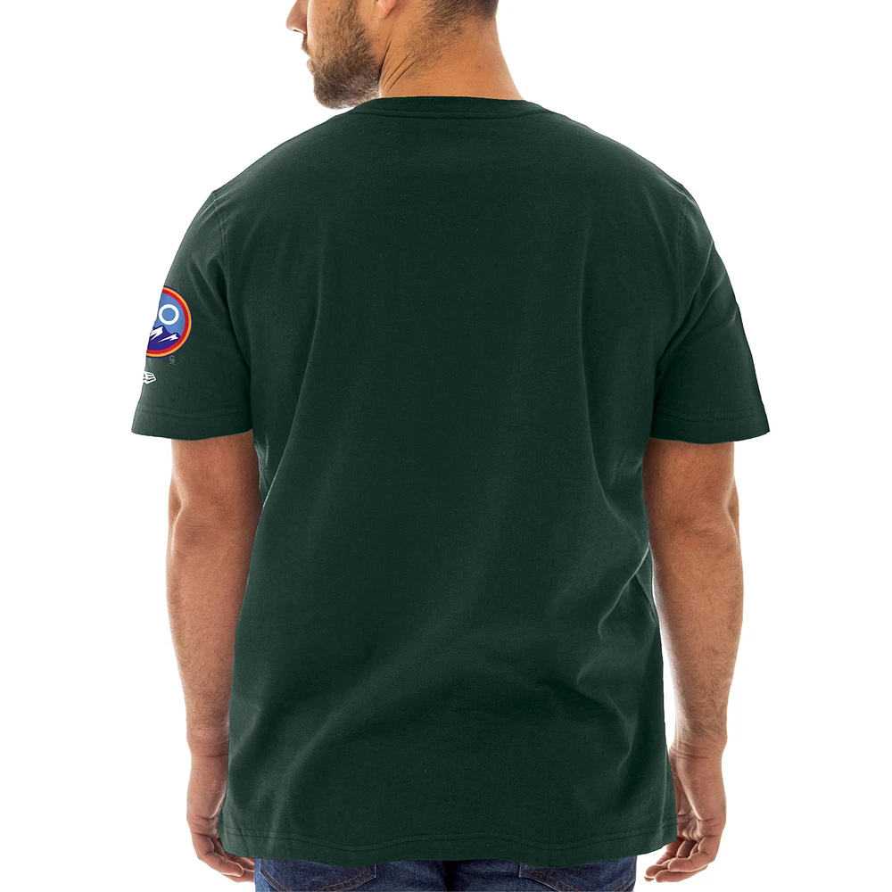 T-shirt vert New Era pour hommes des Rockies du Colorado City Connect Big & Tall