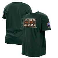 T-shirt vert New Era pour hommes des Rockies du Colorado City Connect Big & Tall