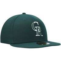 Men's New Era Green Colorado Rockies White Logo 59FIFTY Fitted Hat