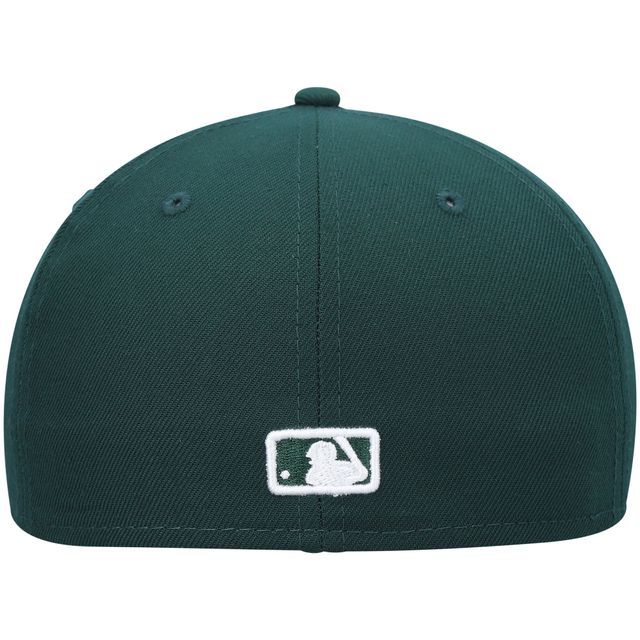 Casquette ajustée 59FIFTY verte avec logo Colorado Rockies pour homme New Era