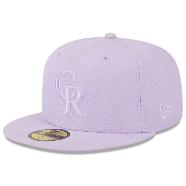 Colorado Rockies New Era Mens Baseball Cap Hat Black Purple On-Field MLB 7