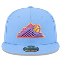 Men's New Era Light Blue Colorado Rockies 2025 City Connect 59FIFTY Fitted Hat