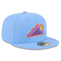 Men's New Era Light Blue Colorado Rockies 2025 City Connect 59FIFTY Fitted Hat
