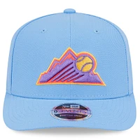 Casquette ajustable 9SEVENTY City Connect 2025 bleu clair des Colorado Rockies de New Era pour homme