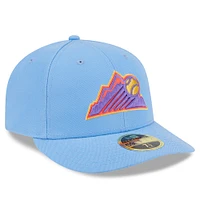 Men's New Era Light Blue Colorado Rockies 2025 City Connect Low Profile 59FIFTY Fitted Hat