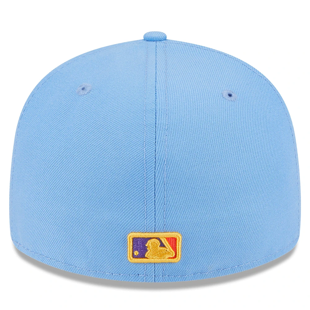 Casquette ajustée 59FIFTY City Connect 2025 bleu clair pour homme New Era Colorado Rockies