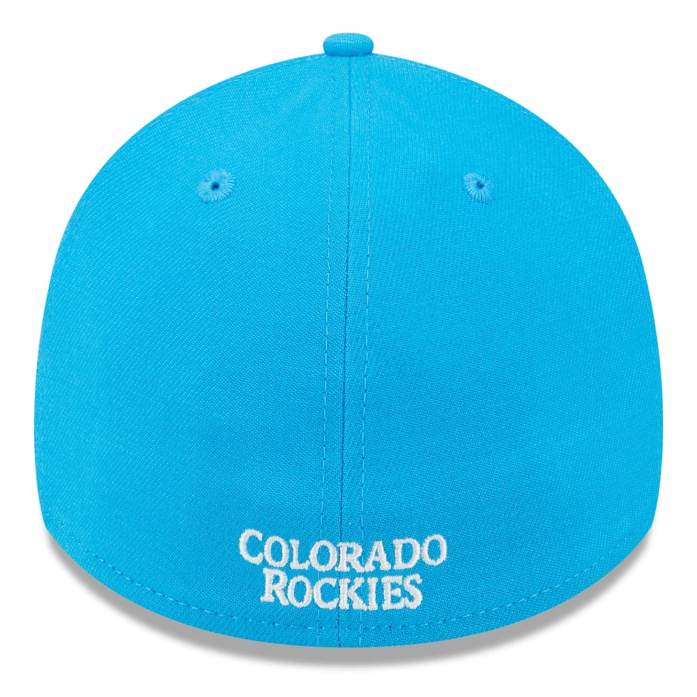 Casquette flexible 39THIRTY New Era pour hommes des Colorado Rockies 2024 MLB All-Star Game bleu marine