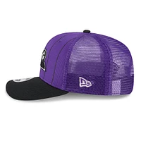 Men's New Era  Purple/Black Colorado Rockies 2025 Batting Practice 9SEVENTY Stretch-Snap Trucker Hat