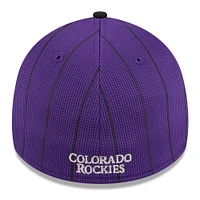 Men's New Era  Purple Colorado Rockies 2025 Batting Practice 39THIRTY Flex Hat