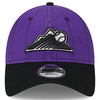 Men's New Era Purple Colorado Rockies 2025 Batting Practice 9TWENTY Adjustable Hat