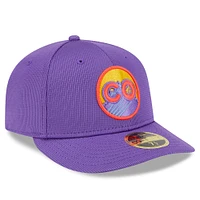 Men's New Era Purple Colorado Rockies 2025 City Connect Batting Practice Low Profile 59FIFTY Fitted Hat