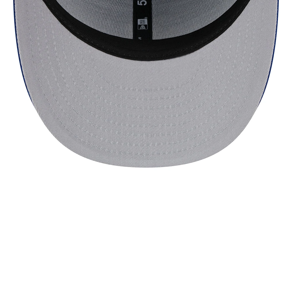 Casquette ajustée 59FIFTY à profil bas avec logo Royal Colorado Rockies pour homme New Era