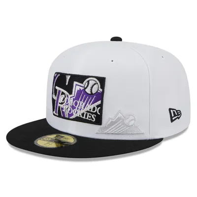 Lids Colorado Rockies New Era Logo 59FIFTY Fitted Hat - Beetroot