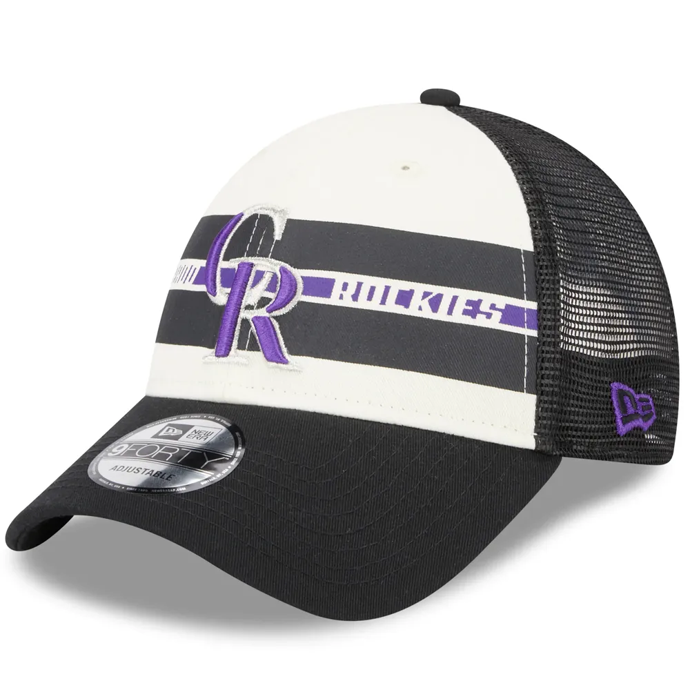 Lids Colorado Rockies Fanatics Branded Black on Black Snapback Hat