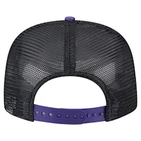 Casquette snapback rétro New Era Colorado Rockies 9FIFTY blanche/violette pour homme