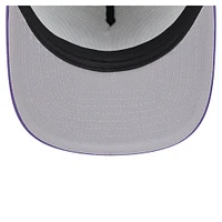 Casquette snapback rétro New Era Colorado Rockies 9FIFTY blanche/violette pour homme