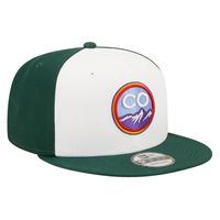 Men's New Era White Colorado Rockies 2022 City Connect 9FIFTY Snapback Adjustable Hat