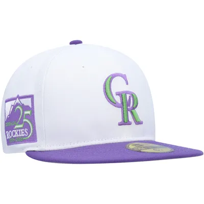 Lids Colorado Rockies New Era Logo 59FIFTY Fitted Hat - Beetroot