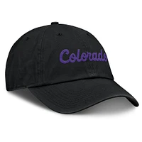 Men's Nike Black Colorado Rockies Club Adjustable Hat