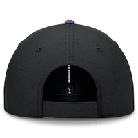 Men's Nike Black Colorado Rockies Club Primetime Adjustable Hat