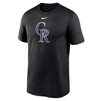 T-shirt Nike Colorado Rockies New Legend Logo pour homme - Noir