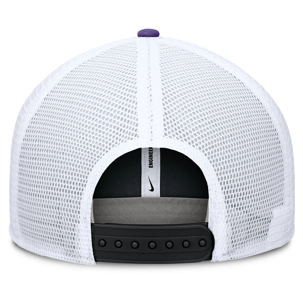 Casquette Snapback Nike Colorado Rockies Pro Trucker noire pour homme