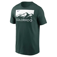 Men's Nike Charlie Blackmon Green Colorado Rockies City Connect Fuse Name & Number T-Shirt