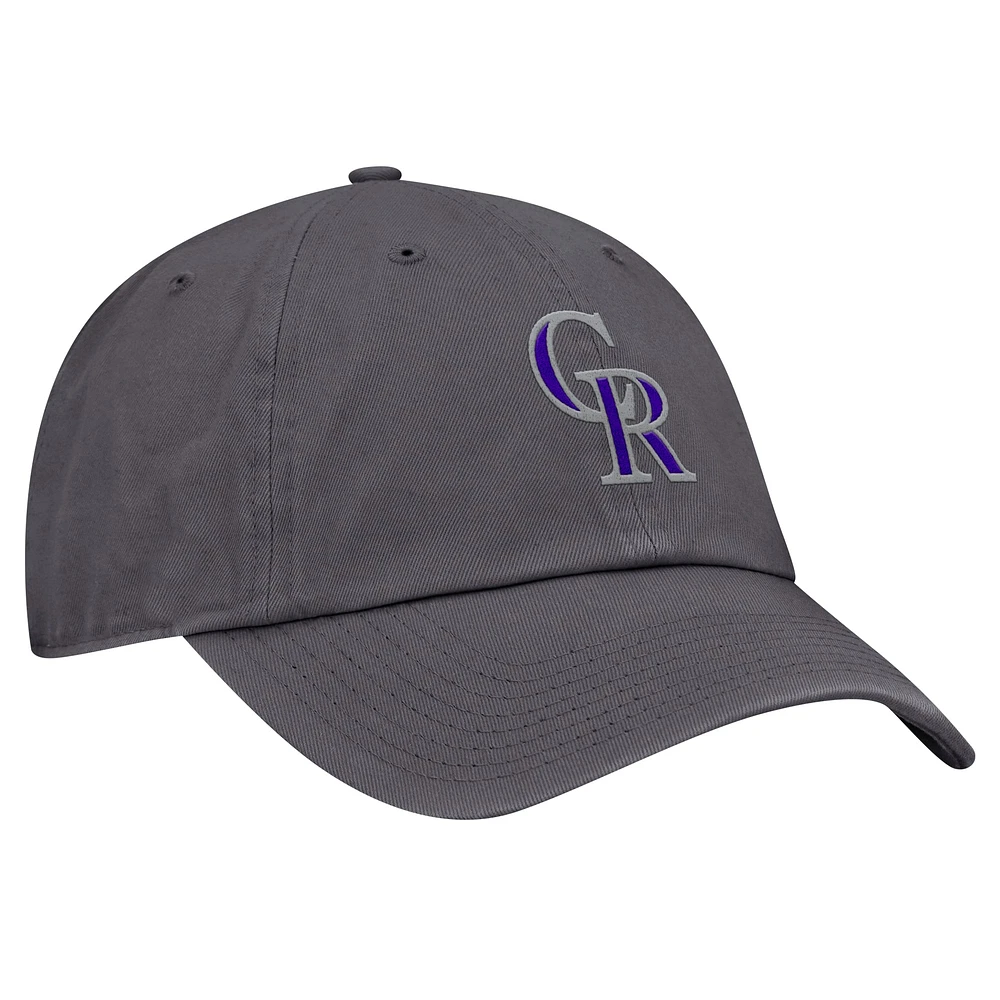 Men's Nike Gray Colorado Rockies Club Adjustable Hat