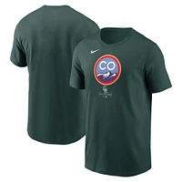 T-shirt Nike Colorado Rockies City Connect avec grand logo pour homme, vert