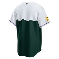 Maillot d'équipe Nike Colorado Rockies City Connect Replica vert pour homme