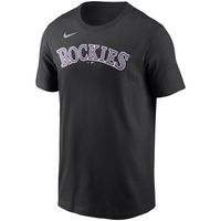 Men's Nike Kris Bryant Black Colorado Rockies - Name & Number T-Shirt