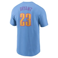 Men's Nike Kris Bryant Light Blue Colorado Rockies 2025 City Connect Fuse Name & Number T-Shirt