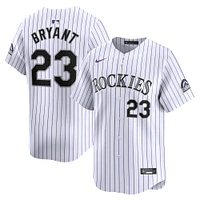 Men's Nike Kris Bryant White Colorado Rockies Home Limited Player Jersey