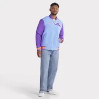 Men's Nike  Light Blue/Purple Colorado Rockies 2025 City Connect Authentic Collection Full-Zip Bomber Jacket