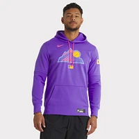 Men's Nike  Purple Colorado Rockies 2025 City Connect Authentic Collection Therma Pullover Hoodie