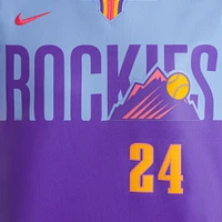 Men's Nike Ryan McMahon Purple/Light Blue Colorado Rockies 2025 City Connect Limited Player Jersey