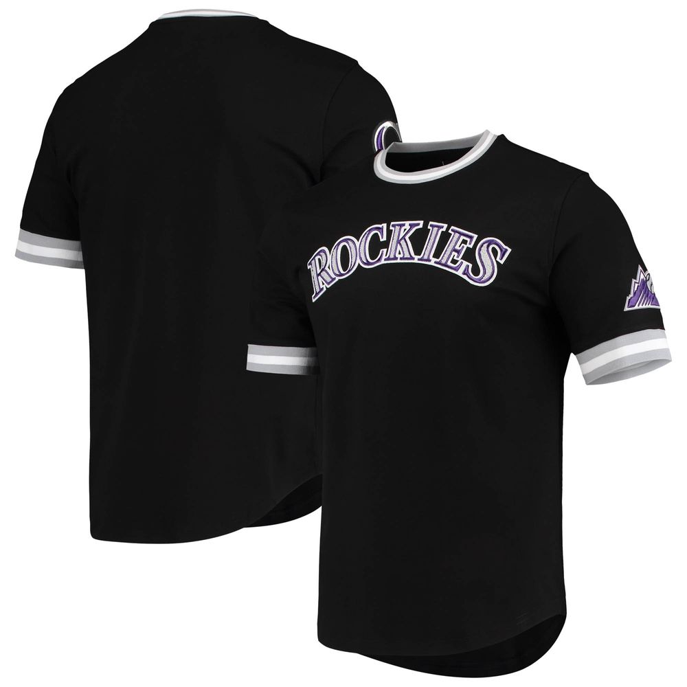 Fanatics Men's Purple Colorado Rockies Official Logo T-Shirt