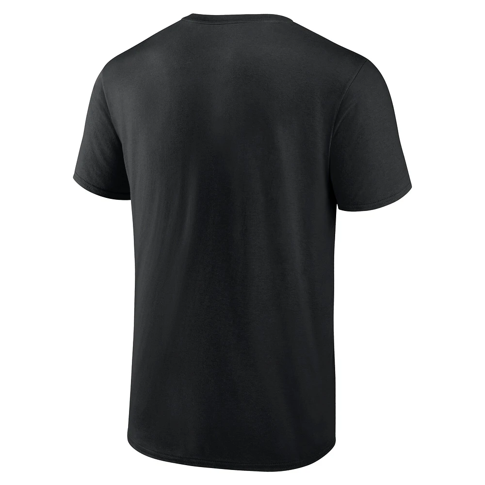 T-shirt à logo principal Big & Tall Colorado Rockies pour homme, noir