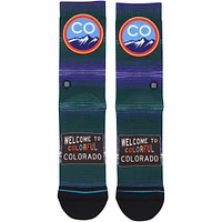 Men's Stance Colorado Rockies City Connect Crew Socks