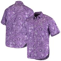 Men's Tommy Bahama Purple Colorado Rockies Sport Tiki Luau Button-Up Shirt