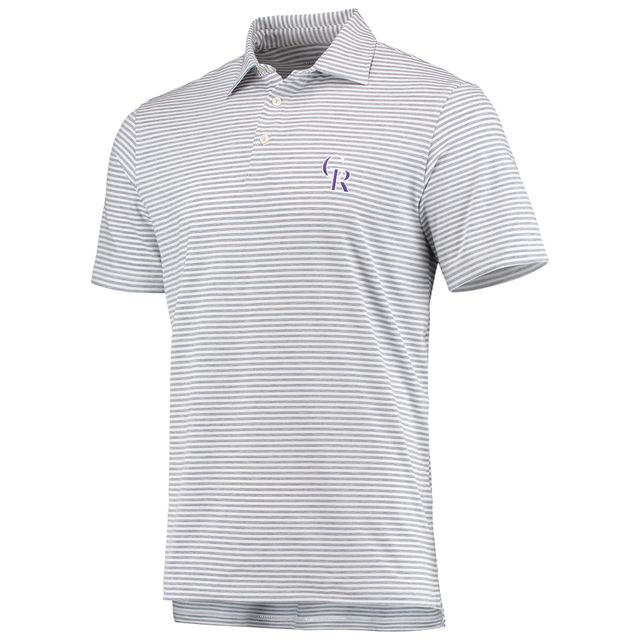 Polo Vineyard Vines gris Colorado Rockies Heathered Winstead Sankaty pour homme