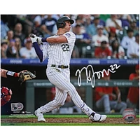Nolan Jones Colorado Rockies Autographed 8" x 10" Hitting Photograph 