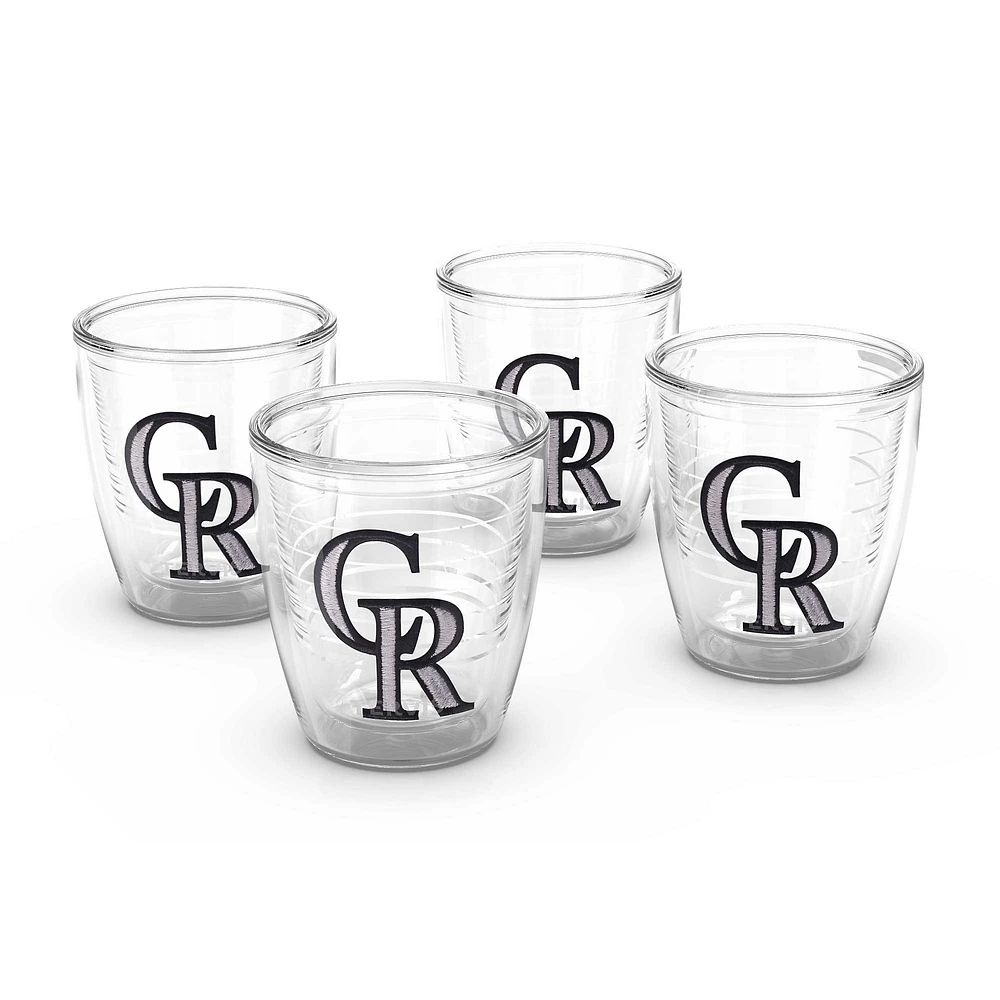 Tervis Colorado Rockies Four-Pack 12oz. Emblem Tumbler Set