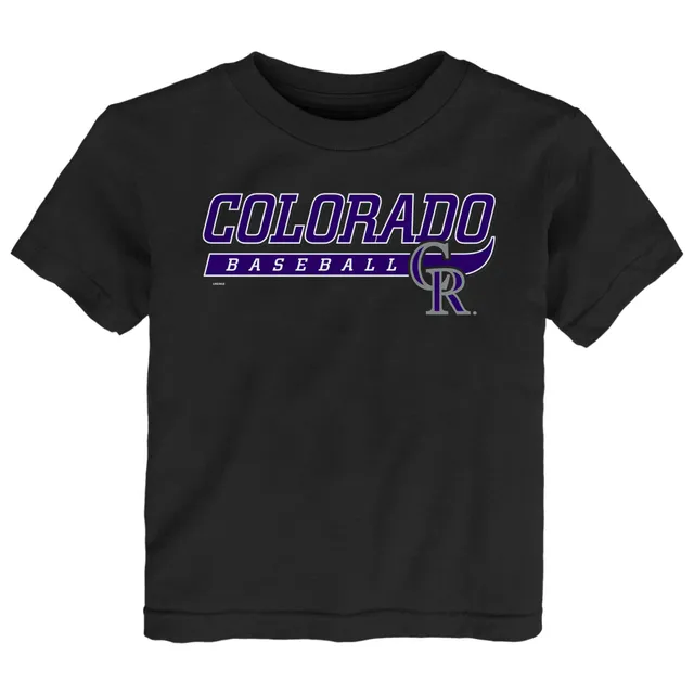 Colorado Rockies Primary Logo Graphic T-Shirt - Womens