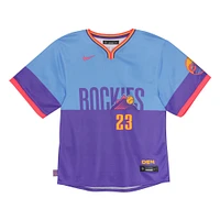 Toddler Nike Kris Bryant Purple/Light Blue Colorado Rockies 2025 City Connect Limited Player Jersey