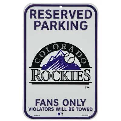 Colorado Rockies WinCraft 11" x 17" Indoor/Outdoor Sign