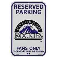WinCraft Colorado Rockies 11" x 17" Enseigne Intérieur/Extérieur