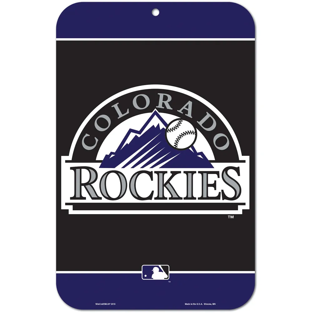 Colorado Rockies WinCraft 11'' x 17'' Team Plastic Sign