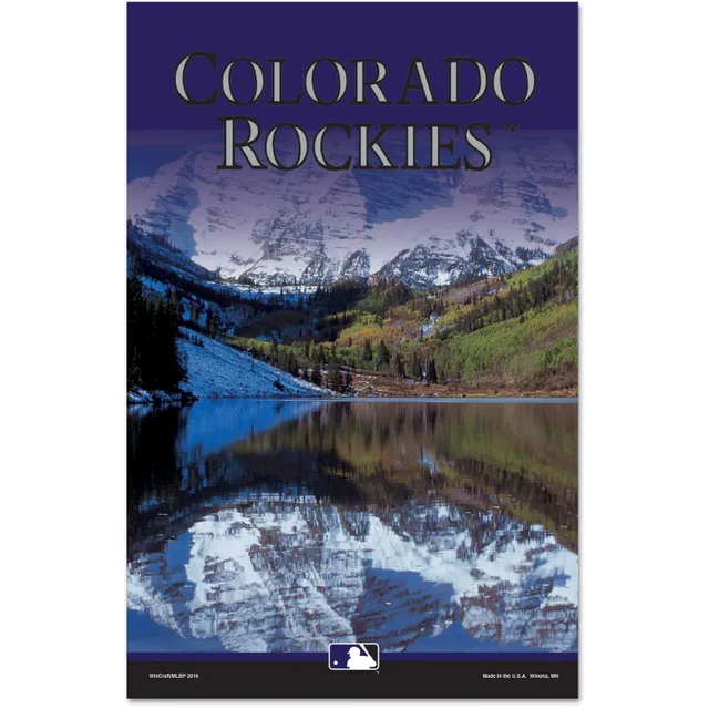 Colorado Rockies WinCraft 11'' x 17'' Team Plastic Sign