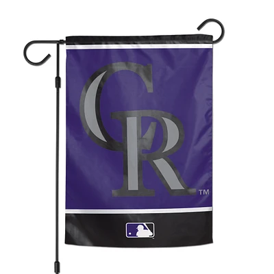 WinCraft Colorado Rockies Drapeau de jardin double face 30,5 x 45,7 cm